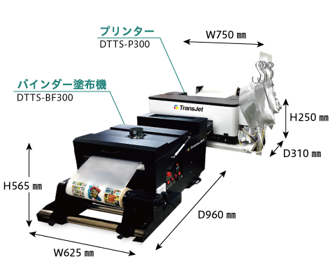 Trans Jet mini DTTS-300シリーズ(DTFプリンター) | イメージマジック