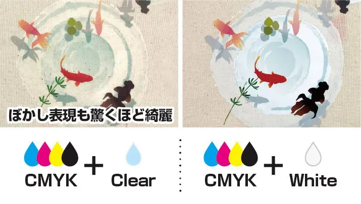 DTFクリアインク - ぼかし表現も驚くほど綺麗