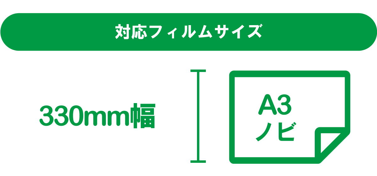 小型設計でありながらA3ノビサイズにも対応